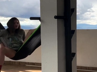 Babe squirts secretly! Spy